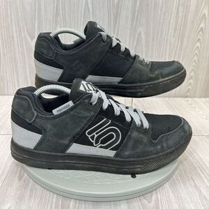 Five Ten Adidas Mens Freerider Black Mountain Bike Flat Sneaker Shoes Sz 10.5